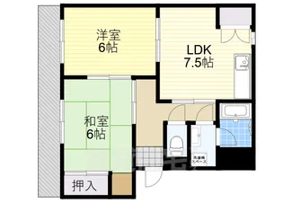 メロウハイツ【2階】の間取り
