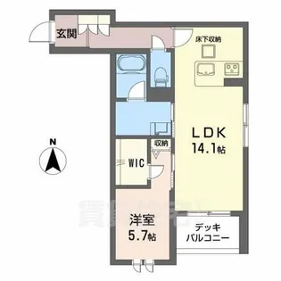 シャーメゾン 杉ケ町【1階】の間取り