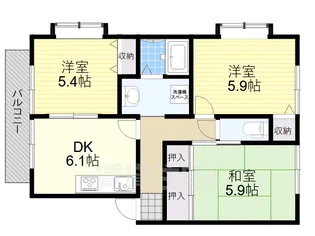 ディアハウス【2階】の間取り