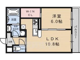 エーベル音戸山【1階】の間取り