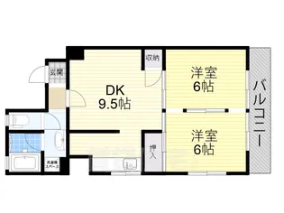 メゾン金山【5階】の間取り