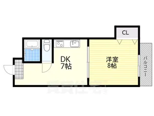 大阪府吹田市泉町1丁目【マンション】の間取り