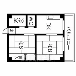 ミヅホビル【4階】の間取り