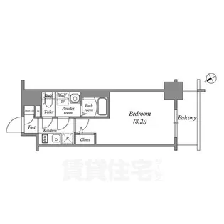 エスリード新栄プライム【5階】の間取り