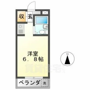 スペースイン金山【1階】の間取り