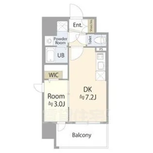 エスリード泉外堀通【12階】の間取り