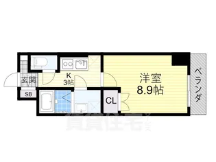 FLATS MINAGUCHI【6階】の間取り