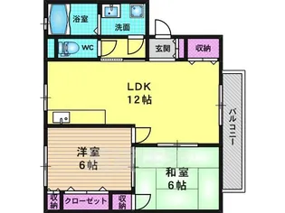 メゾンドール榮【2階】の間取り