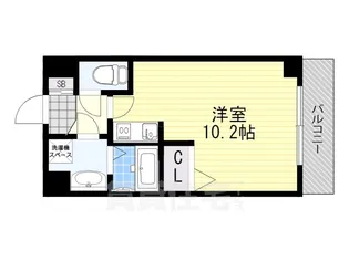 オズレジデンス尼崎【401号室】の間取り