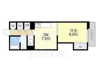 大阪府豊中市二葉町1丁目【マンション】の間取り