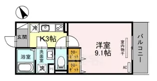 ベラヴィスタ 南草津【2階】の間取り
