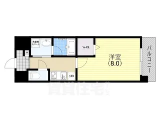 Eastern Wells【4階】の間取り