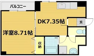S-FLAT北野【4階】の間取り
