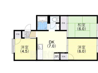 ガーデン・スマ【1階】の間取り