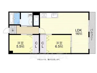 サンウェルシー21【3階】の間取り