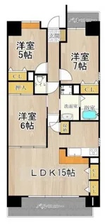 メゾンミヤビ【8階】の間取り