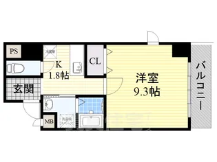 ベル アンジュ【7階】の間取り