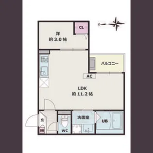 Jack sotoshin1【2階】の間取り