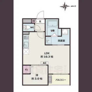 Jack sotoshin1【2階】の間取り