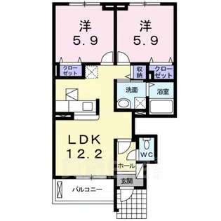 プレシャス メイツ【1階】の間取り