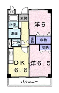 サザン上条【3階】の間取り
