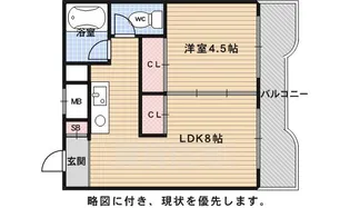 メゾン・ド・パルミエ【2階】の間取り