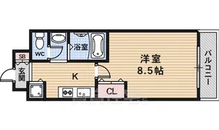 CASA GRAN洛西【5階】の間取り