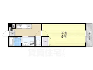 大阪府豊中市宮山町2丁目【アパート】の間取り