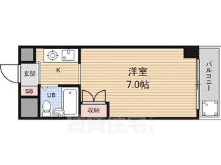 フォンテーヌ81【305号室】の間取り