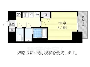プレサンス桜山駅前アフォード【6階】の間取り