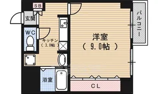 アルファープライズ6【301号室】の間取り