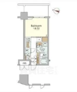 ジオエント西宮北口【13階】の間取り