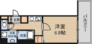 エスティライフ新大阪第2【2階】の間取り