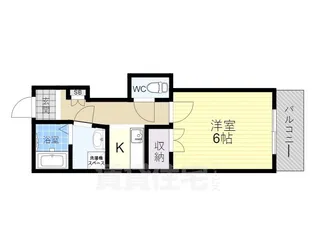 グロウパレス1【4階】の間取り