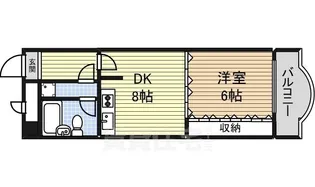 ステューディオ赤門【8階】の間取り