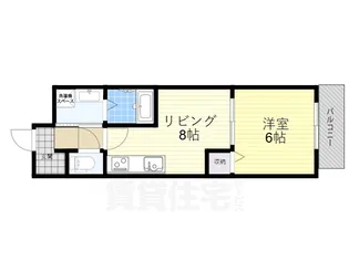 大阪府高槻市別所中の町【マンション】の間取り
