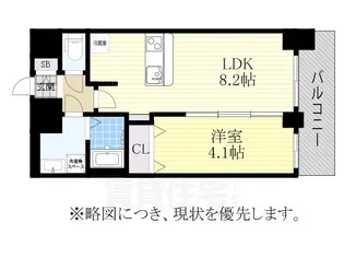 プレサンス桜山駅前アフォード【14階】の間取り