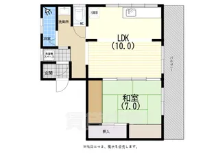 石尾マンション【5階】の間取り