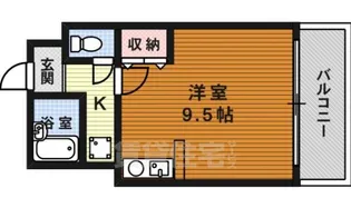 カーサセブン【6階】の間取り