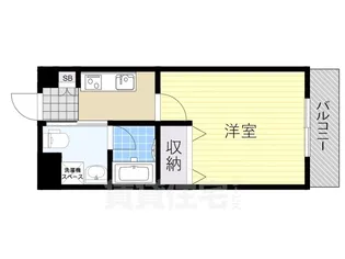 エルプレイス東三国【1階】の間取り