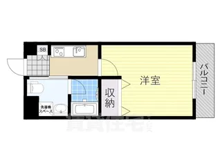 エルプレイス東三国【1階】の間取り