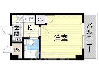 リーガル塚本3【4階】の間取り