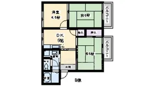 エクセレート池上A・B【2階】の間取り