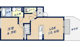 グランシャリオ【1階】の間取り