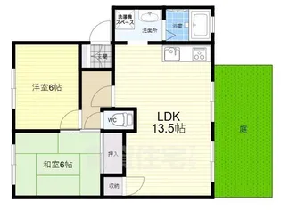 メゾンウィステA棟【1階】の間取り