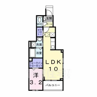 ルラシオン【1階】の間取り