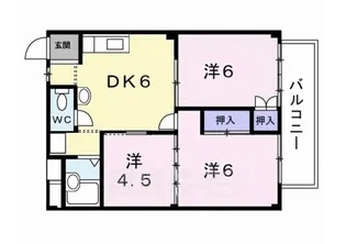 グリーンヒル松倉【2階】の間取り