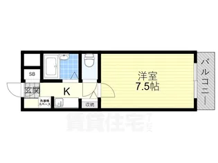 ロイヤルハイツまつい1【2階】の間取り