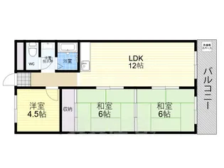 マンションモンシャトル【3階】の間取り