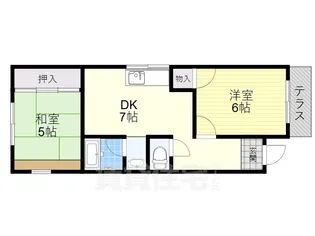 大阪府豊中市千里園3丁目【マンション】の間取り